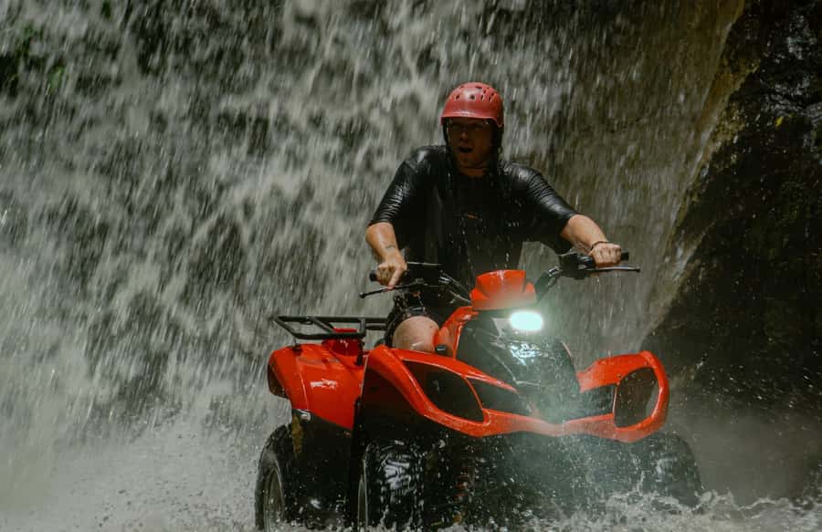 Quad Bike Bali With Tunnel & Waterfall Tour - The route goes far beyond a basic ATV loop