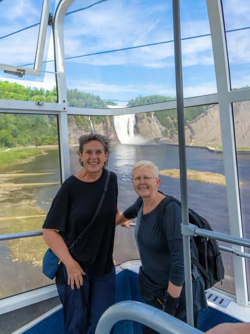 Quebec City: Montmorency Falls and Microbrewery eBike Tour - Passing the Beauport River area