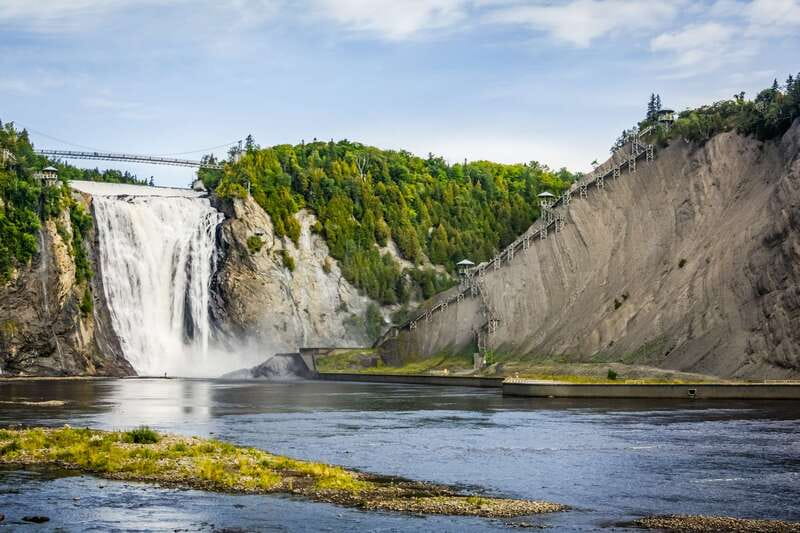 Quebec City: Montmorency Falls with Cable Car Ride - Take the 487-step staircase downhill