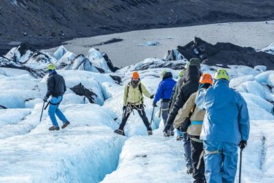 Reykjavik: Glacier Hike, Waterfalls and Black Sand Beach