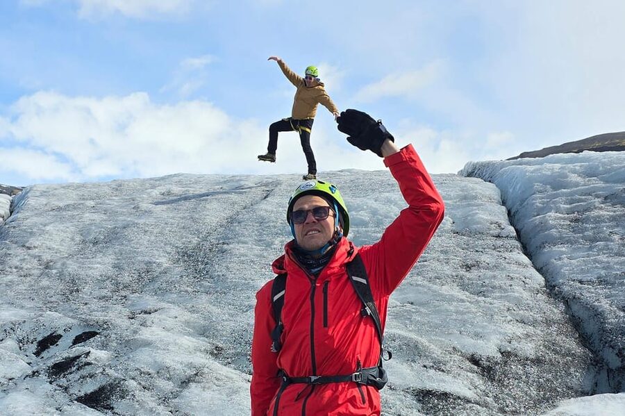 Reykjavik: Glacier Hike, Waterfalls and Black Sand Beach - Sólheimajökull turns scenery into an activity
