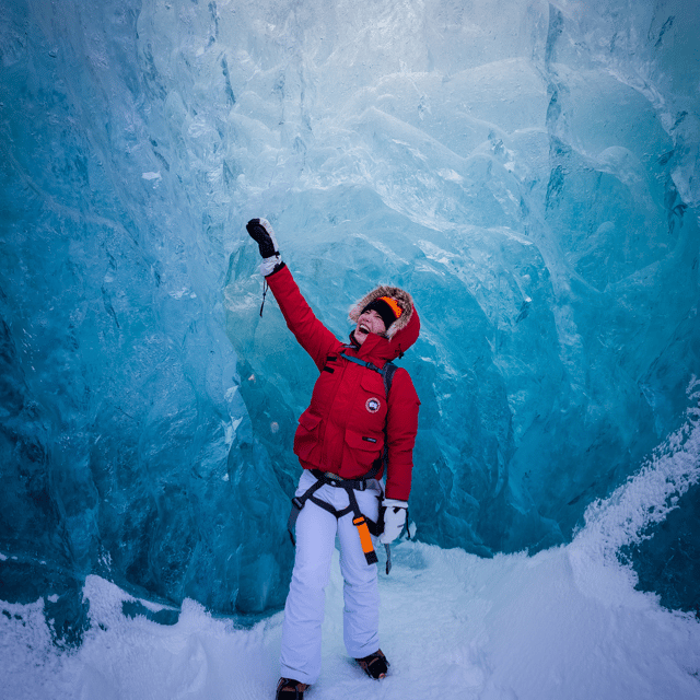 Reykjavík: Iconic Glacier Hike, South Coast & Waterfalls - Skógafoss, where water meets old cliffs