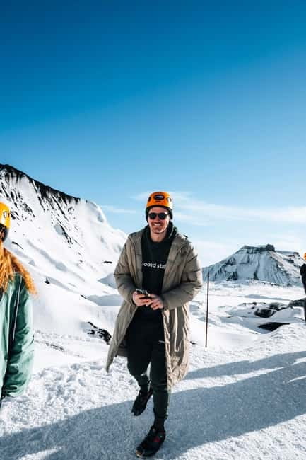 Reykjavik: Katla Ice Cave & South Coast Waterfalls Tour - Inside the natural Katla ice cave
