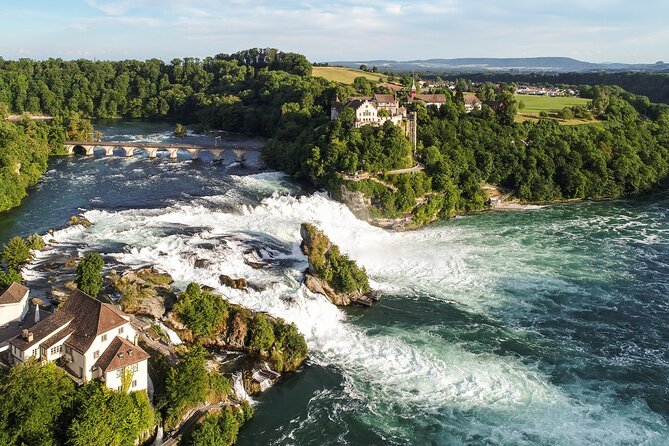 Rhine Falls and Stein am Rhein Half-Day Tour from Zurich - The optional boat ride brings the falls close