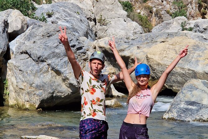 River Trekking at Kourtaliotiko Gorge Waterfalls to Preveli Beach - Leaving the river for the Preveli trail