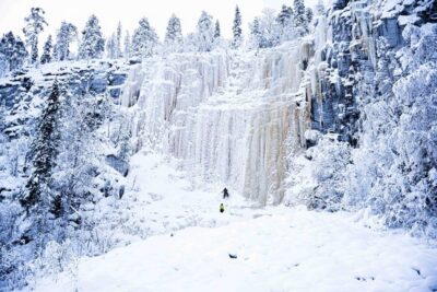 Rovaniemi: Frozen Waterfalls of Korouoma Canyon & Pro Photos