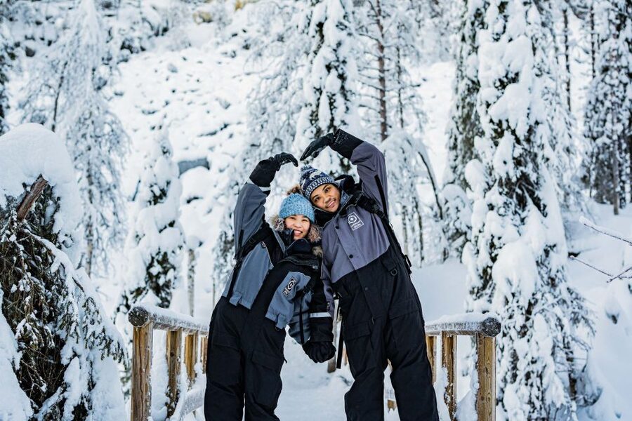 Rovaniemi: Frozen Waterfalls of Korouoma Canyon & Pro Photos - Three frozen waterfalls and the best viewpoints