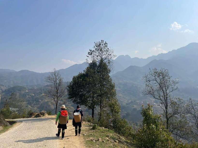 Sapa Silver Waterfall And O Quy Ho Pass Tour By Motorbike - Leaving Sapa for tea fields and mountain air