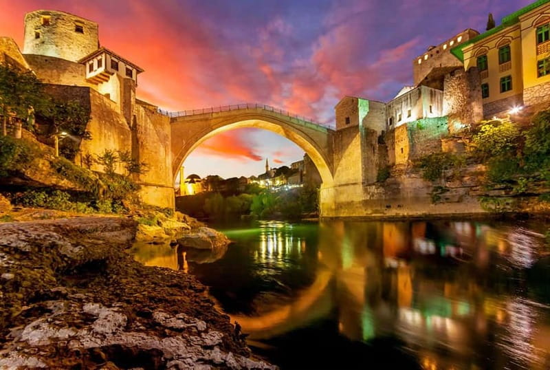 Sarajevo: Mostar, Konjic, Pocitelj, Blagaj Skywalk Waterfall - Jablanica and the changing river valley