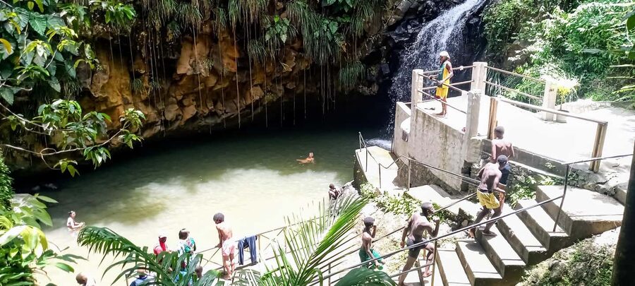 Shared Tour: Annandale Waterfall, Fort & Beach Escape - Key points at a glance