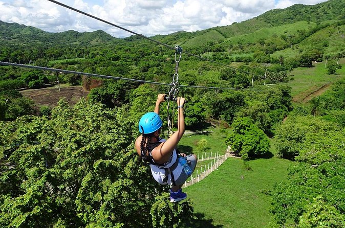 Shore excursion 7 waterfalls &5 zip lines amber cove & Taino bay - What $120 includes, and where the value depends on you