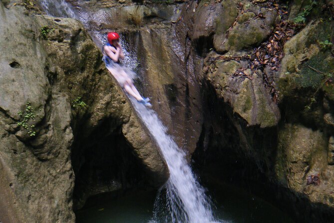 Shore Excursion: Quick Zip and Waterfalls of Damajagua Adventure - What the waterfall section feels like on a busy day