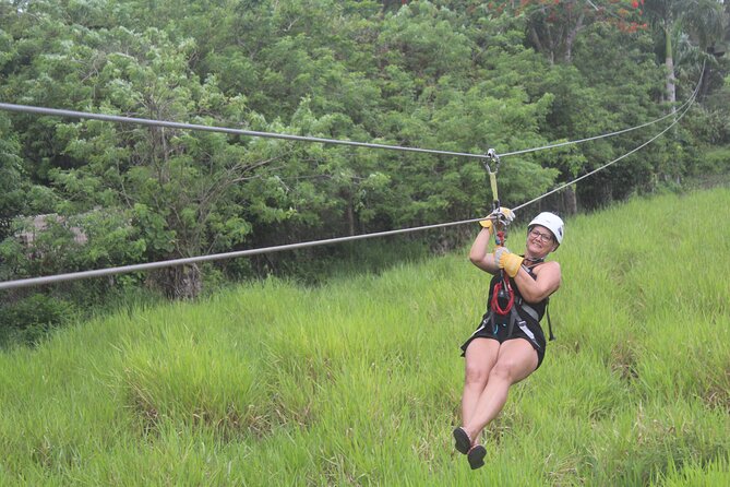 Short Excursion Ziplining & Waterfall, Taino Bay and Ambar cove. - Zip lines above the forest