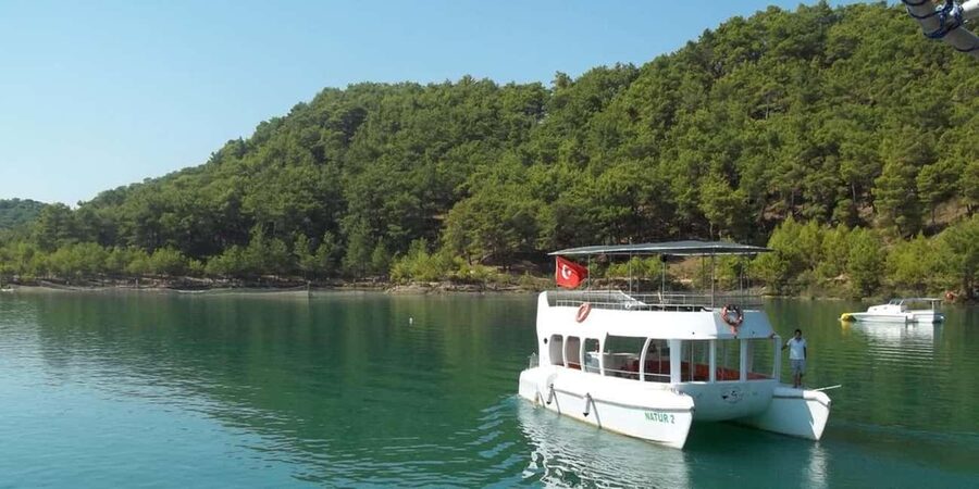 Side, Alanya: Green Canyon Boat, Waterfall&Orchards Mix Tour - Open-top buses bring fun, but not perfect comfort