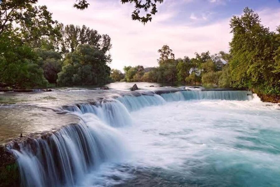 Side: Guided Tour and Electric Catamaran Cruise, Waterfall - Gözleme, a village house, and a cultural pause