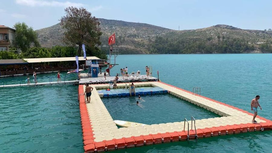 Side: Guided Tour and Electric Catamaran Cruise, Waterfall - The mosque complex in Manavgat