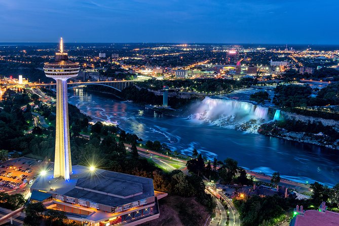 Skylon Tower, Niagara Falls Ontario Observation Deck Admission - The glass elevator ride takes only 52 seconds