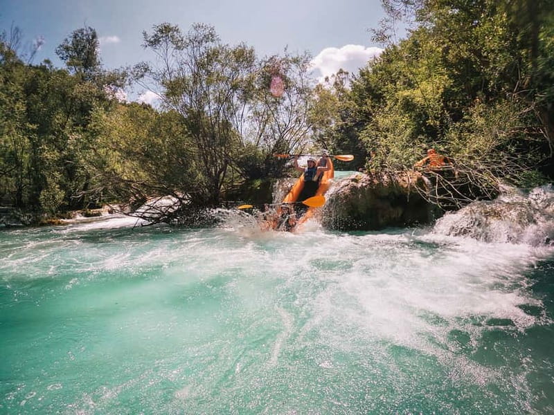Slunj: River and Waterfalls Kayaking on Mrežnica river - Paddling through the Primišlje canyon