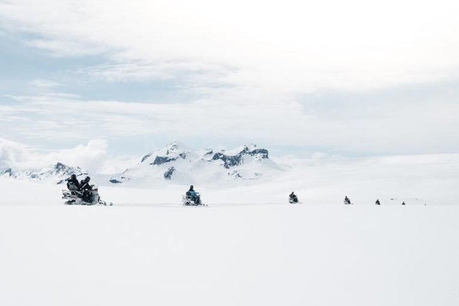 Snowmobiling Adventure on Langjokull Glacier from Gullfoss - The shared-rider setup and age rules