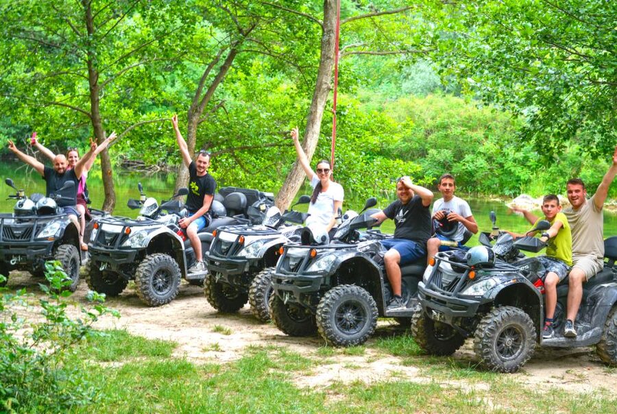 Split: ATV Quad Tour with Waterfall Swimming with Picnic - From Split to Kostanje in about an hour