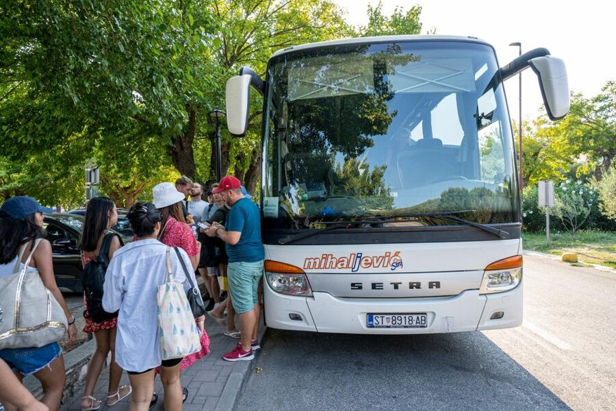 Split: Krka Waterfalls Guided Day Trip with Swim & Boat Tour - From Split to Krka National Park