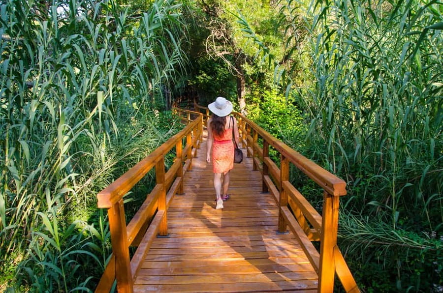 Split: Krka Waterfalls Trip with Boat Cruise and Swimming - The boat from Skradin to Krka National Park