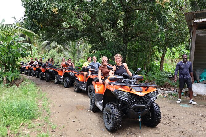 St Lucia ATV Tour : Waterfall, Plantation, Beach and Distillery - Key points at a glance