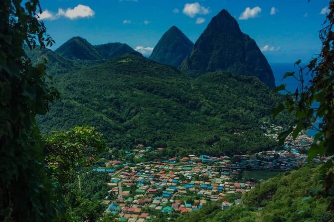 St Lucia Pitons Waterfalls and Mud Bath Experience. - From Castries to Soufrière by the coastal road
