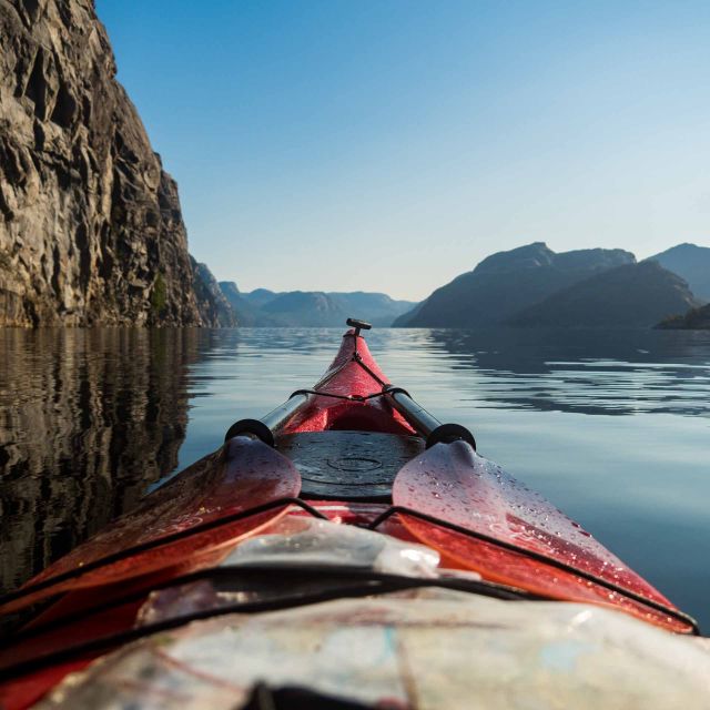 Stavanger: Lysefjord Kayak Safari (Waterfalls & Pulpit Rock) - Starting Above Dørvika Beach