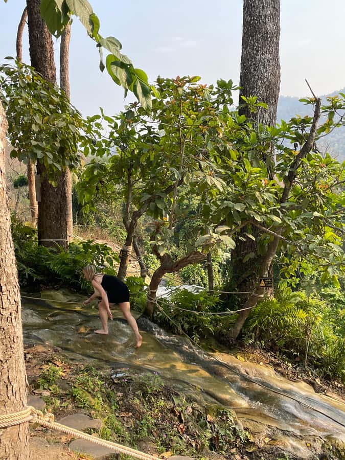 Sticky Waterfall Half-day with Private Car - Two Hours on the Sticky Waterfall