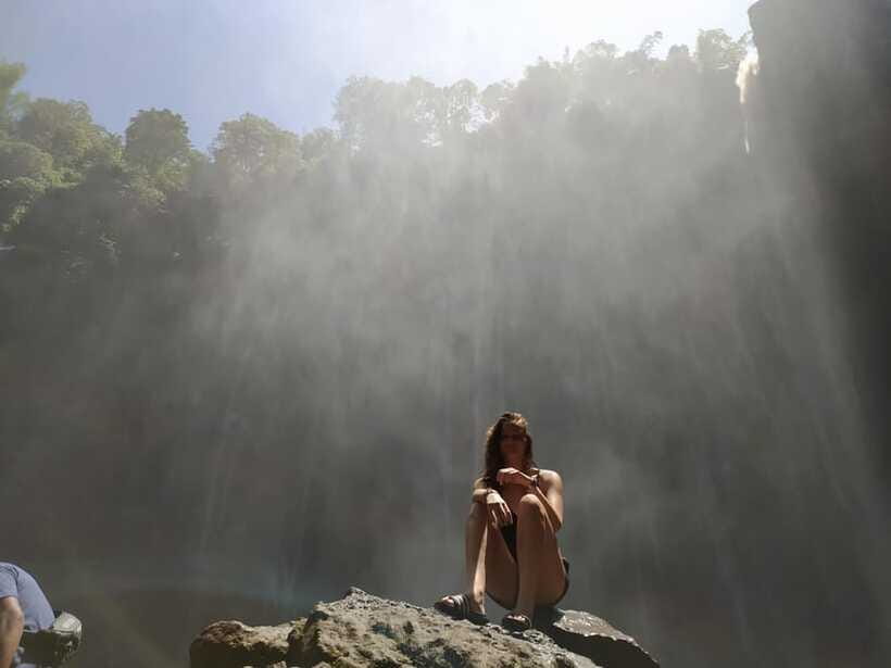 Surabaya or Malang: Tumpak Sewu Waterfall Share Guided Tour - Down to the Waterfall Base