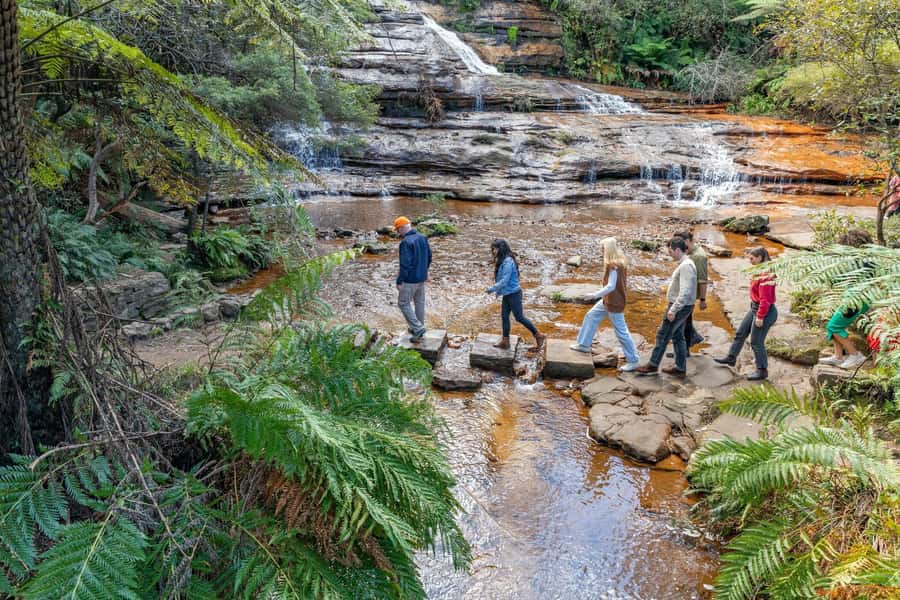 Sydney: Waterfall Bushwalk and Blue Mountain Sunset Day Trip - From Sydney to Glenbrook and the mountain villages
