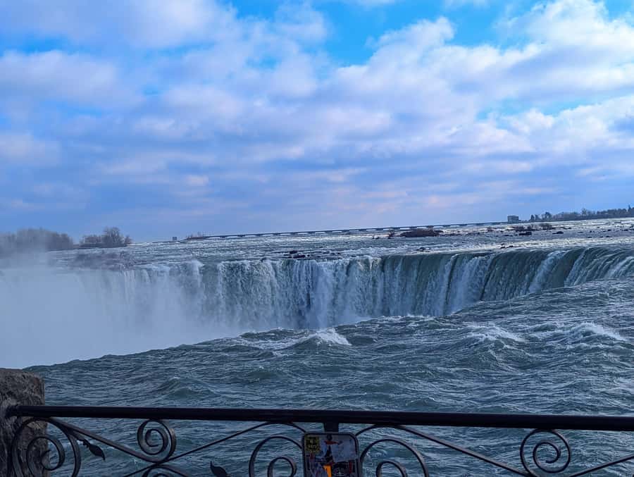 Toronto to Niagara Falls: Evening Tour with Cruise & lights - Journey Behind the Falls adds a second close-up angle