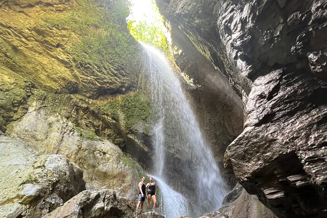 Trekking/rappelling waterfalls in Dominican Republic - Hiking to La Culebra waterfall