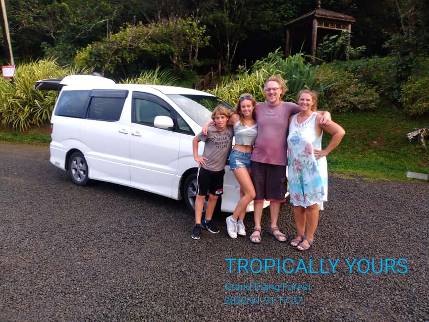 "Tropically Yours" Waterfall Nature Hike. - The 30-minute ride inland