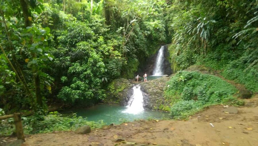 "Tropically Yours" Waterfall Nature Hike. - Seeing St. George’s from above