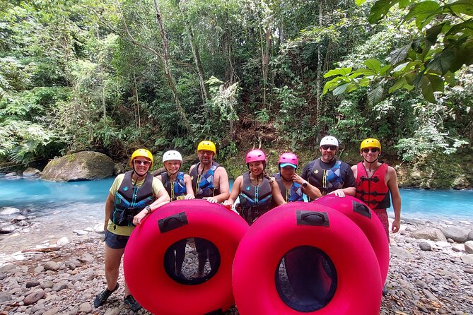 Tubing in Rio Celeste - Rio Celeste tubing after the Tenorio Volcano hike