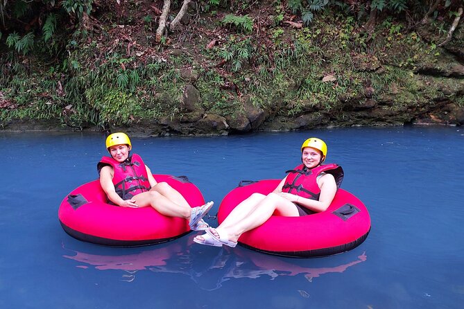 Tubing in Rio Celeste - Floating through clear water and natural pools