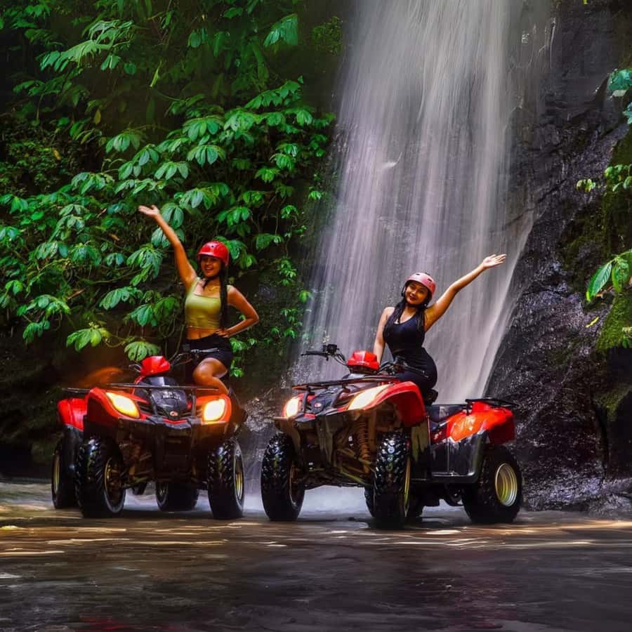 Ubud Bali: Kuber ATV Quad Bike with Long Tunnel & Waterfalls - What happens from arrival to lunch