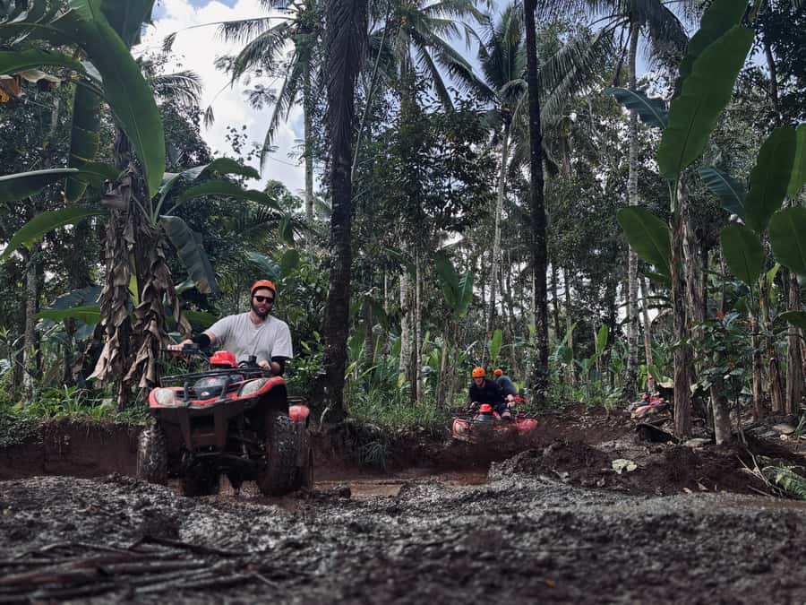 Ubud: Gorilla Face Quad Bike, Jungle Swing, Waterfall & Meal - What to pack for a wet, busy day
