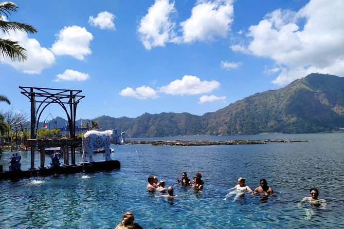 Ubud Hot Springs and Waterfall Private Guided Tour - Mount Batur lunch with a view