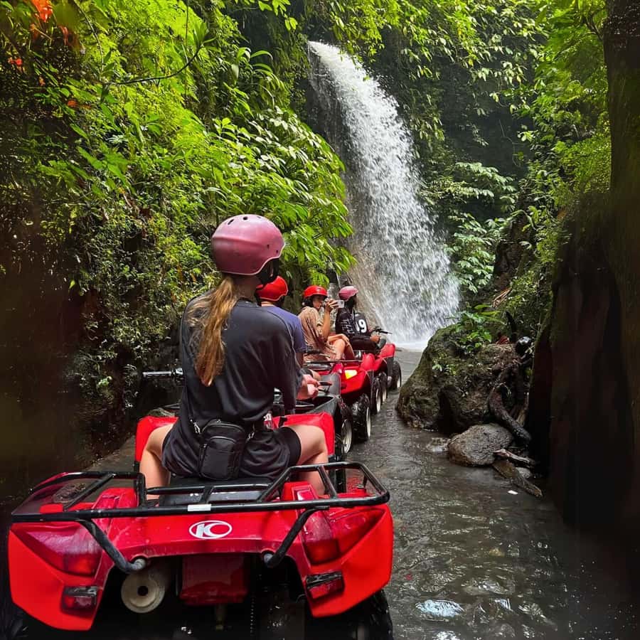 Ubud: Jungle, Waterfall, and Tunnel ATV Tour & Lunch Options - A muddy route with a real sense of adventure