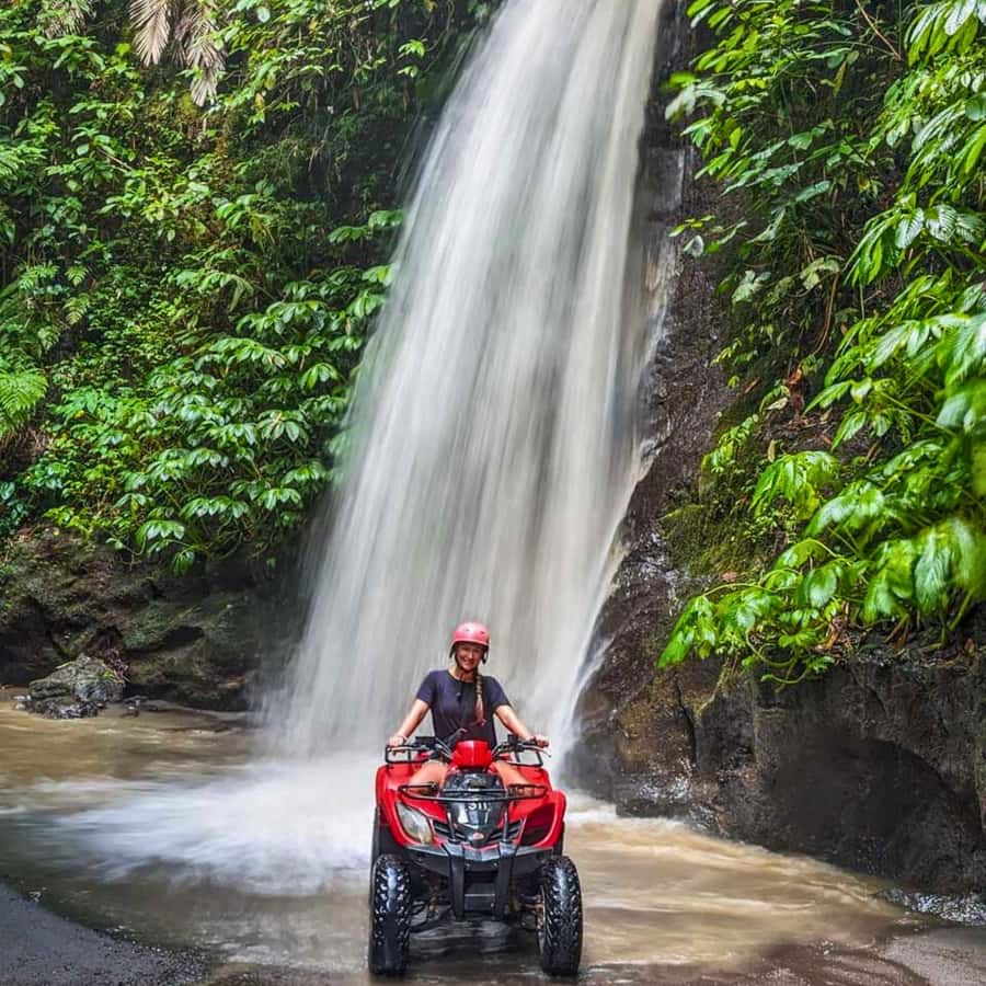 Ubud: Jungle, Waterfall, and Tunnel ATV Tour & Lunch Options - Solo or tandem: choose carefully