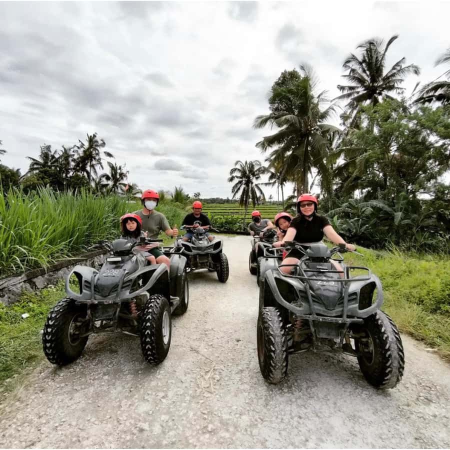 Ubud: Jungle, Waterfall, and Tunnel ATV Tour & Lunch Options - Lunch, showers, and the useful facilities