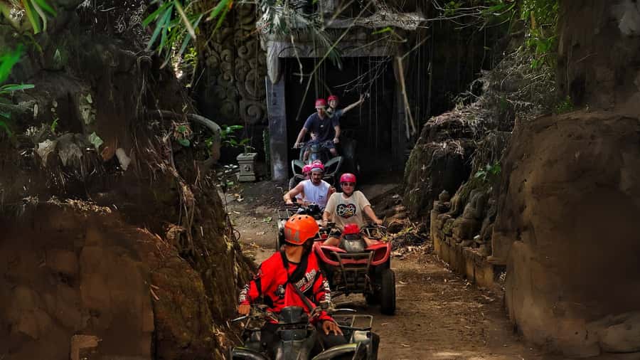 Ubud: Quad ATV Waterfalls & Barong Caves - Key points at a glance