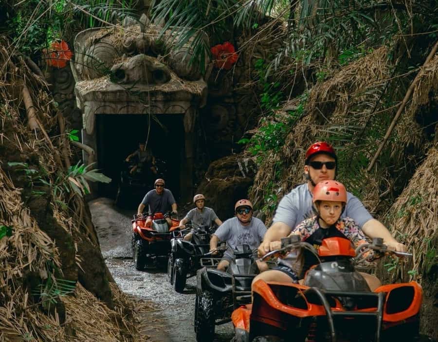 Ubud: Quad ATV Waterfalls & Barong Caves - Lunch, showers, and the welcome drink