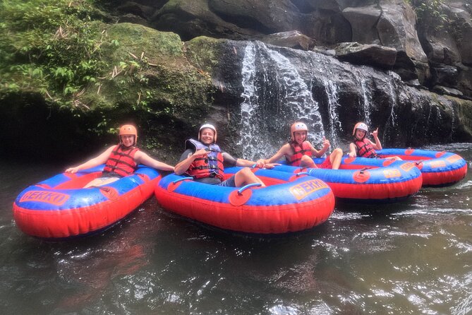 Ubud Tubing Adventure Holy Spring Temple Private Guided Tour - Petanu River tubing brings the real thrill