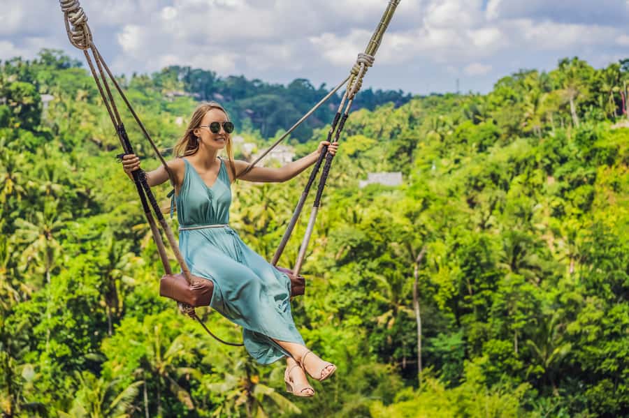 Ubud: Waterfall, Rice Terraces & Monkey Forest Private Tour - Jungle swing and Tegalalang Rice Terrace