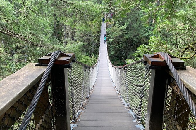 Vancouver Rainforest Hike with Waterfalls, Suspension Bridge, Old Growth Forest - The trip north over Lions Gate Bridge