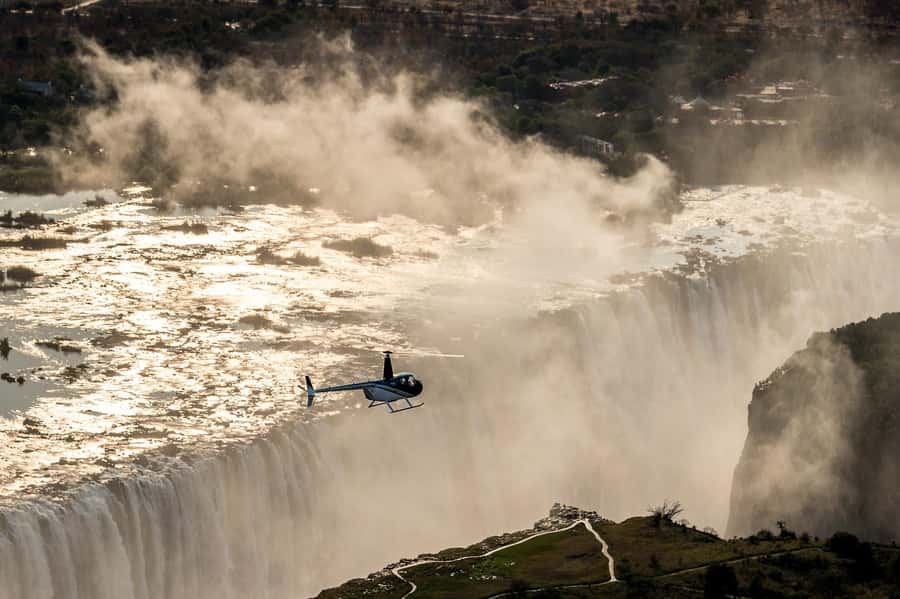Victoria Falls Helicopter Flights - Weather can change the plan